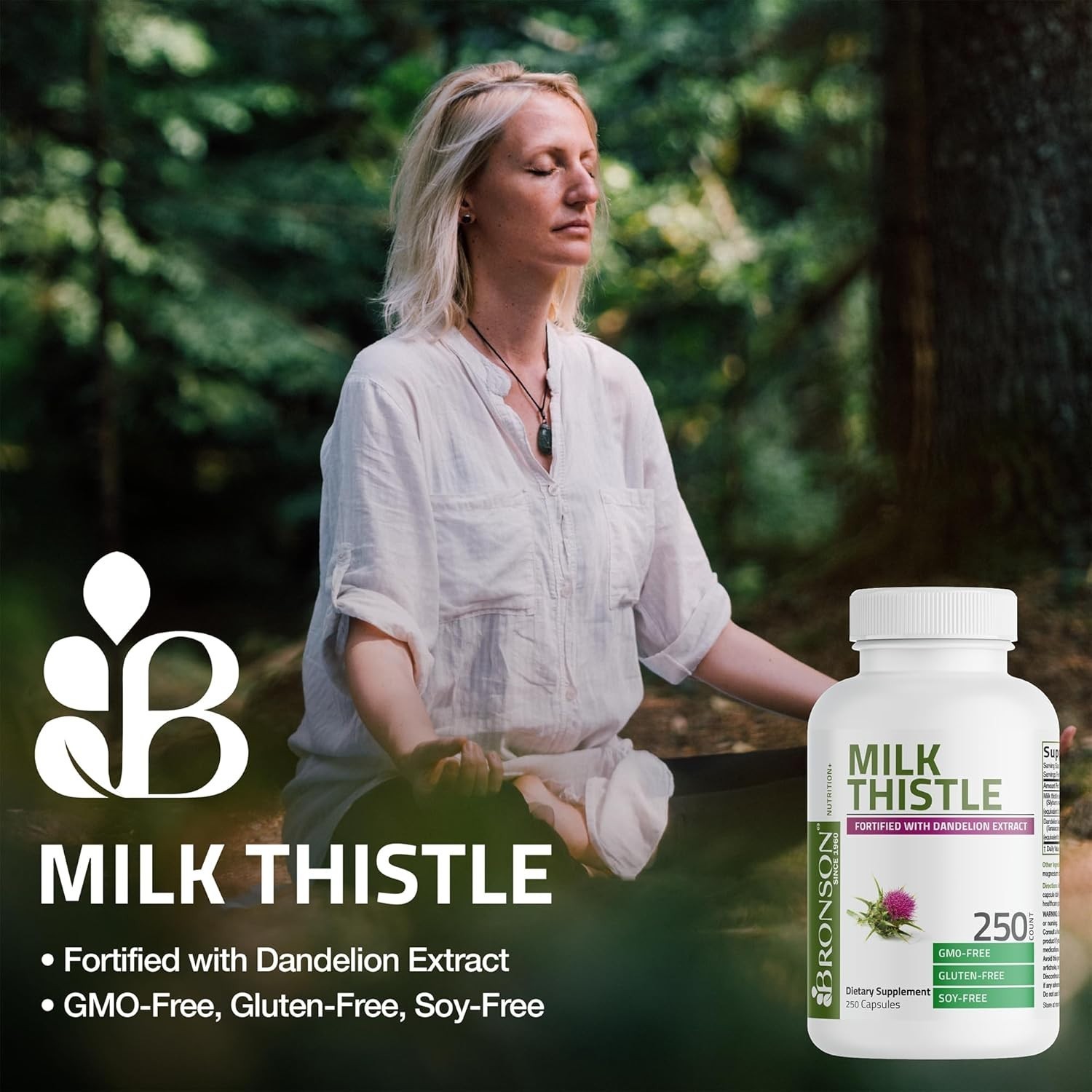 Milk Thistle 1000mg Silymarin Marianum Dandelion Root Liver Health Support 120