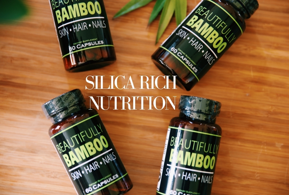 Beautifully Bamboo Hair Skin & Nails-Hair Vitamin Capusles + Bamboo Silica