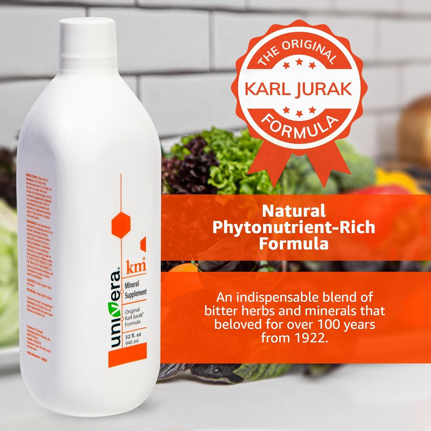 Km, Liquid Potassium Supports, Mineral Supplement – 32 Fl Oz (1PK),