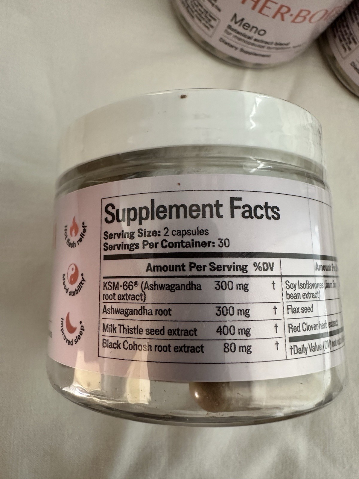 Her Bodhi Meno Botanical Extract Blend Dietary Supplement Six Bottles