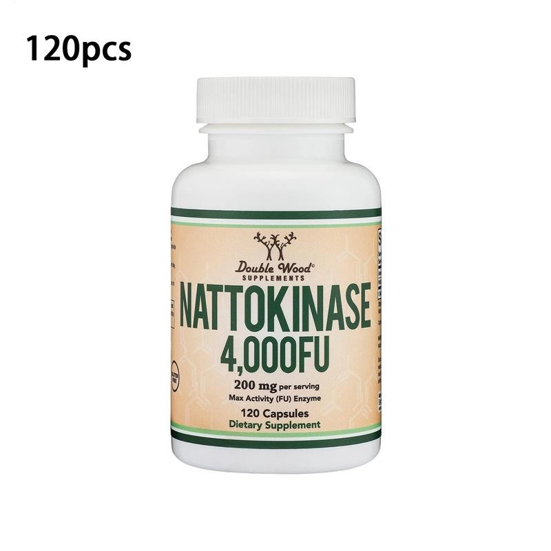 1pc Double Wood Nattokinase Supplement 4,000 FU Servings [120 Capsules/bottle]