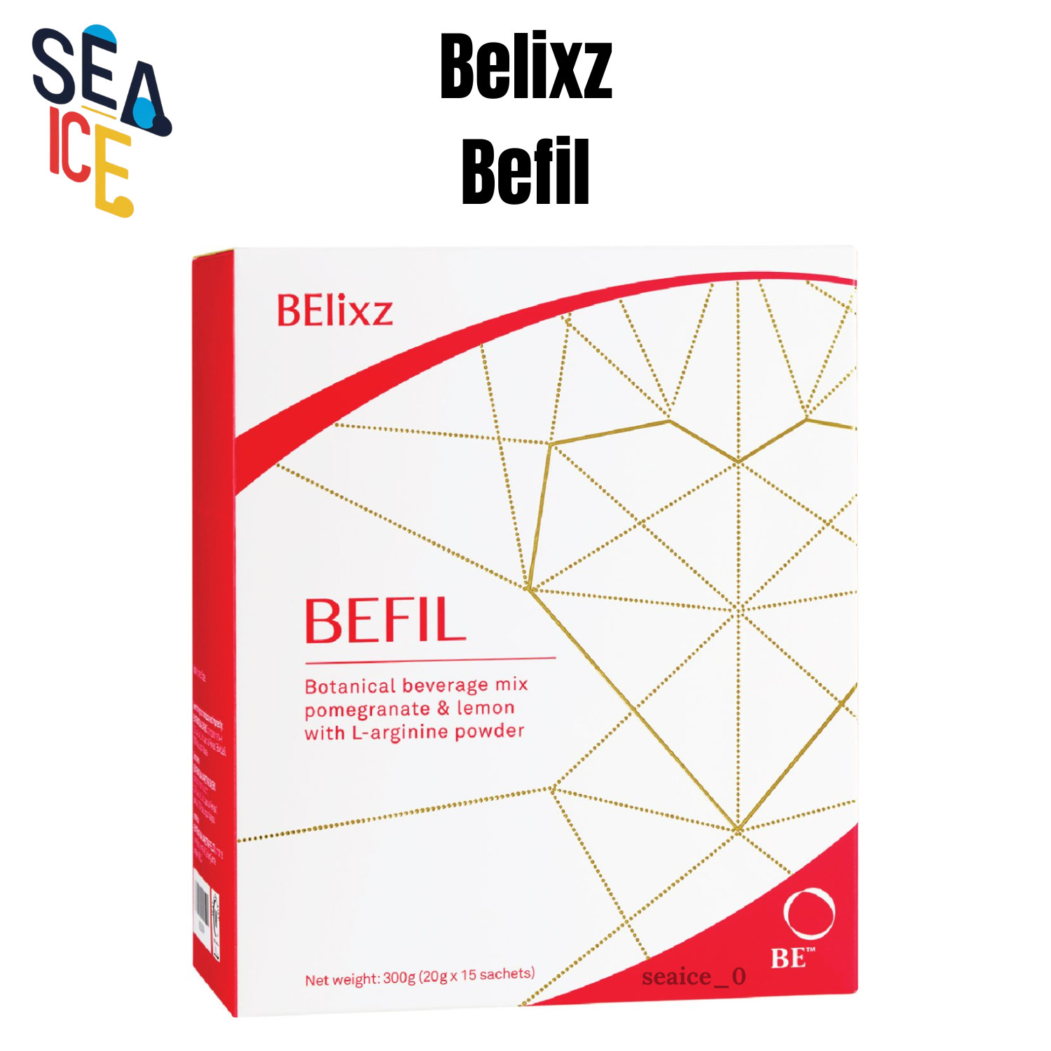 Belixz BEFIL Health Support 15 Sachets Health Support Well-Being Halal