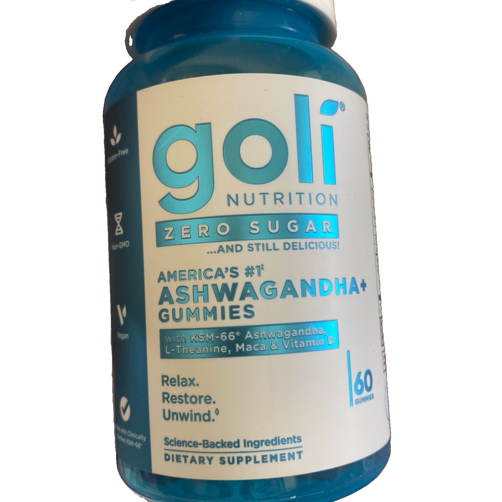 Goli Nutrition Ashwagandha Mixed Berry Gummies – 60 Count
