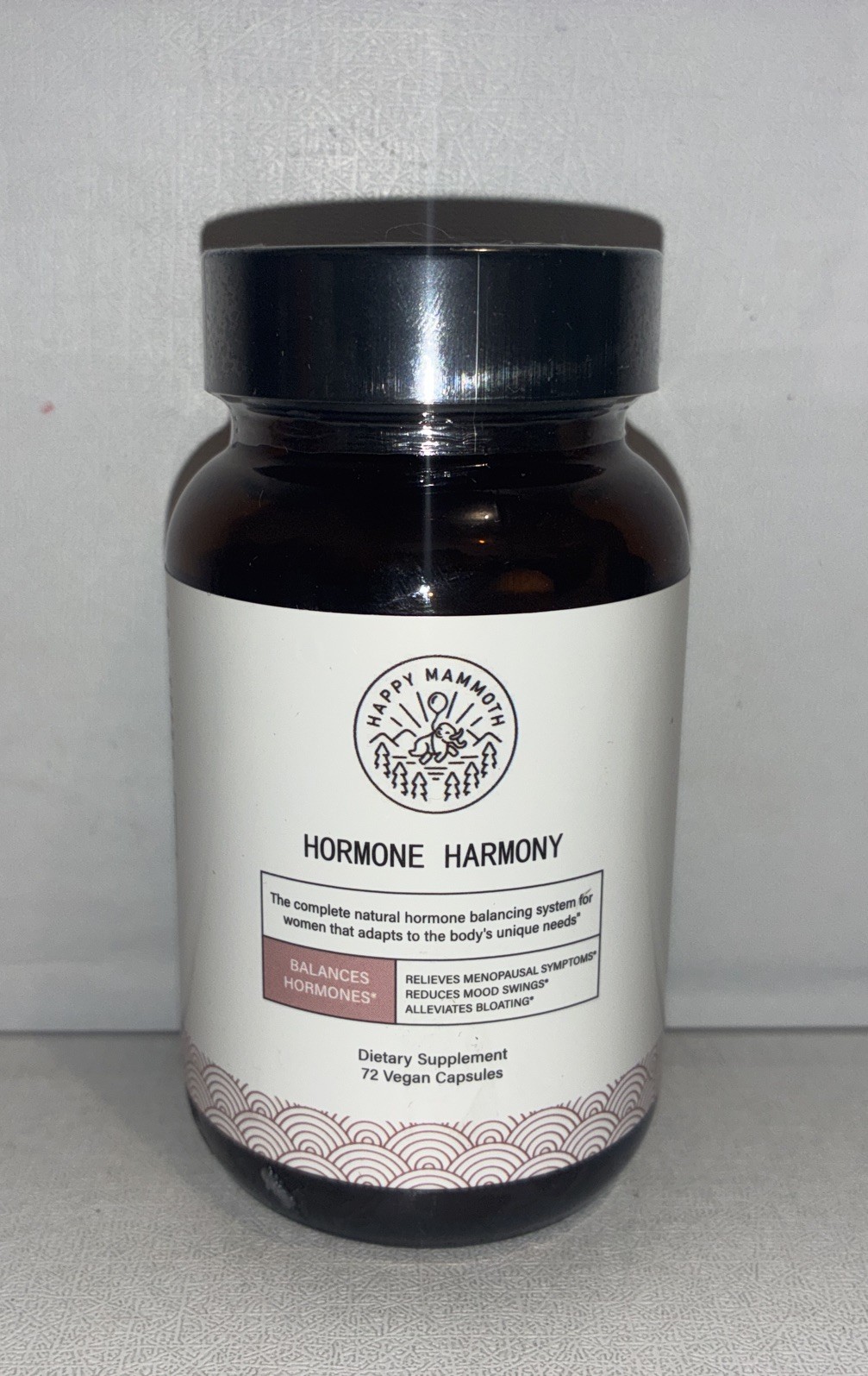 Happy Mammoth Hormone Harmony Natural Hormonal Support for Women 72 Capsules