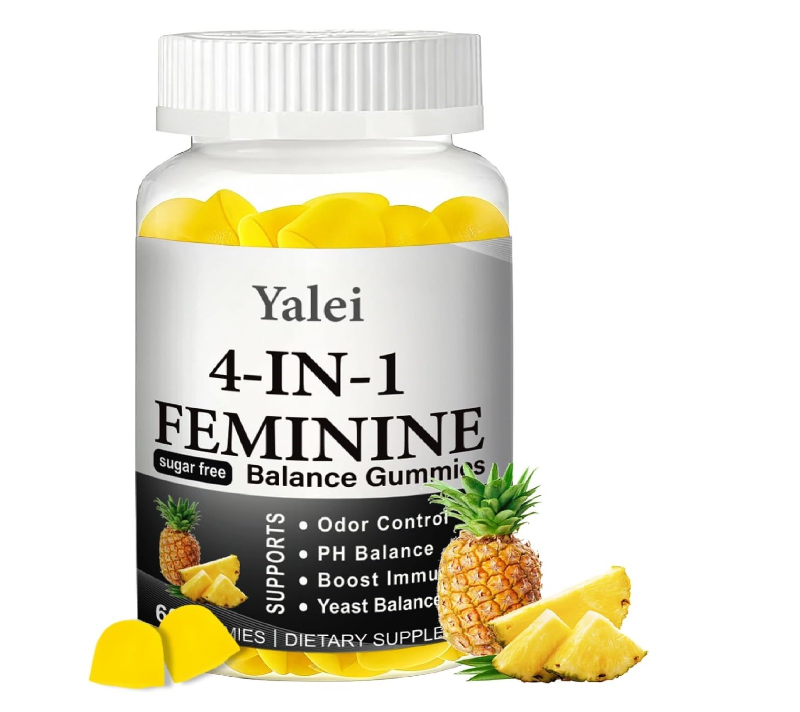 4-in-1 Nuora Premium Feminine Balance Gummies PH Balance Gummies for Women -…
