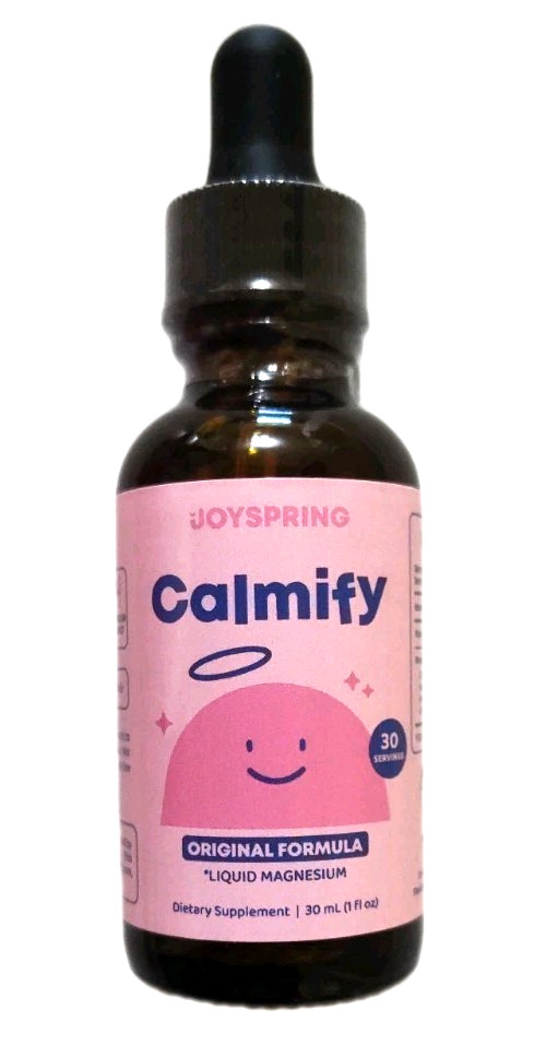 Joyspring Calmify Liquid Magnesium Drops For Kids 1 fl oz Sugar/Gluten Free