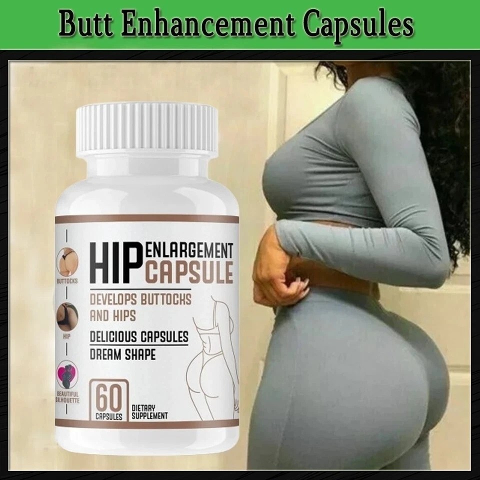 Thick Butt Thighs Hips Weight Gain – 60 Capsules for woman Curves & Body Shaping