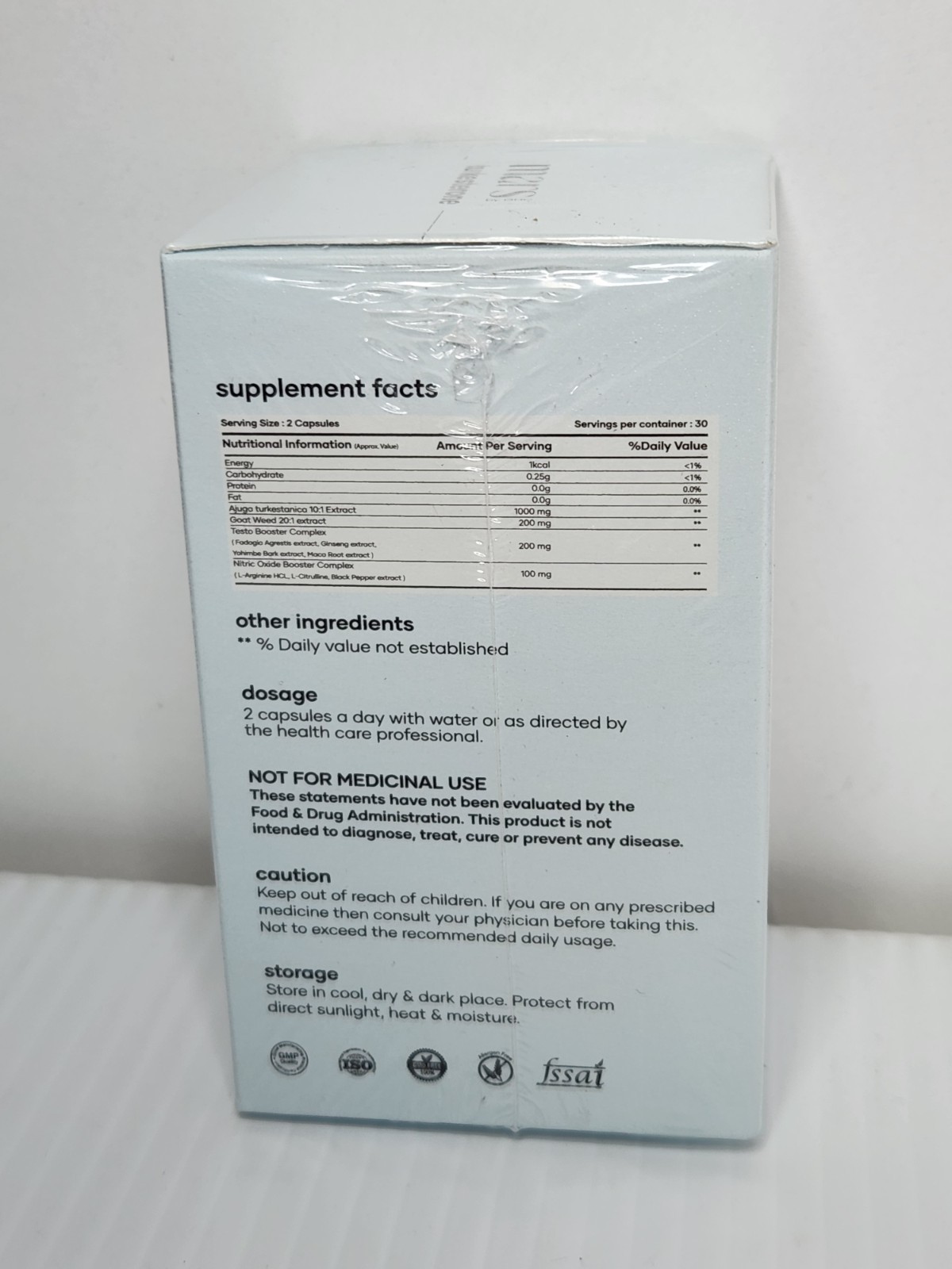 Horny Goat Weed Maca Ginseng L-Arginine 1500mg Premium Sexual Enhancer Exp 5/27