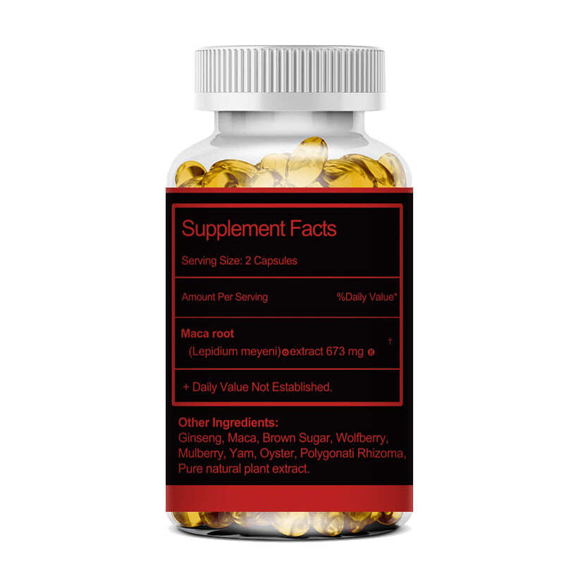 Organic Maca Root Capsules | 360 Pills | Peruvian Maca Extract for Men & Women