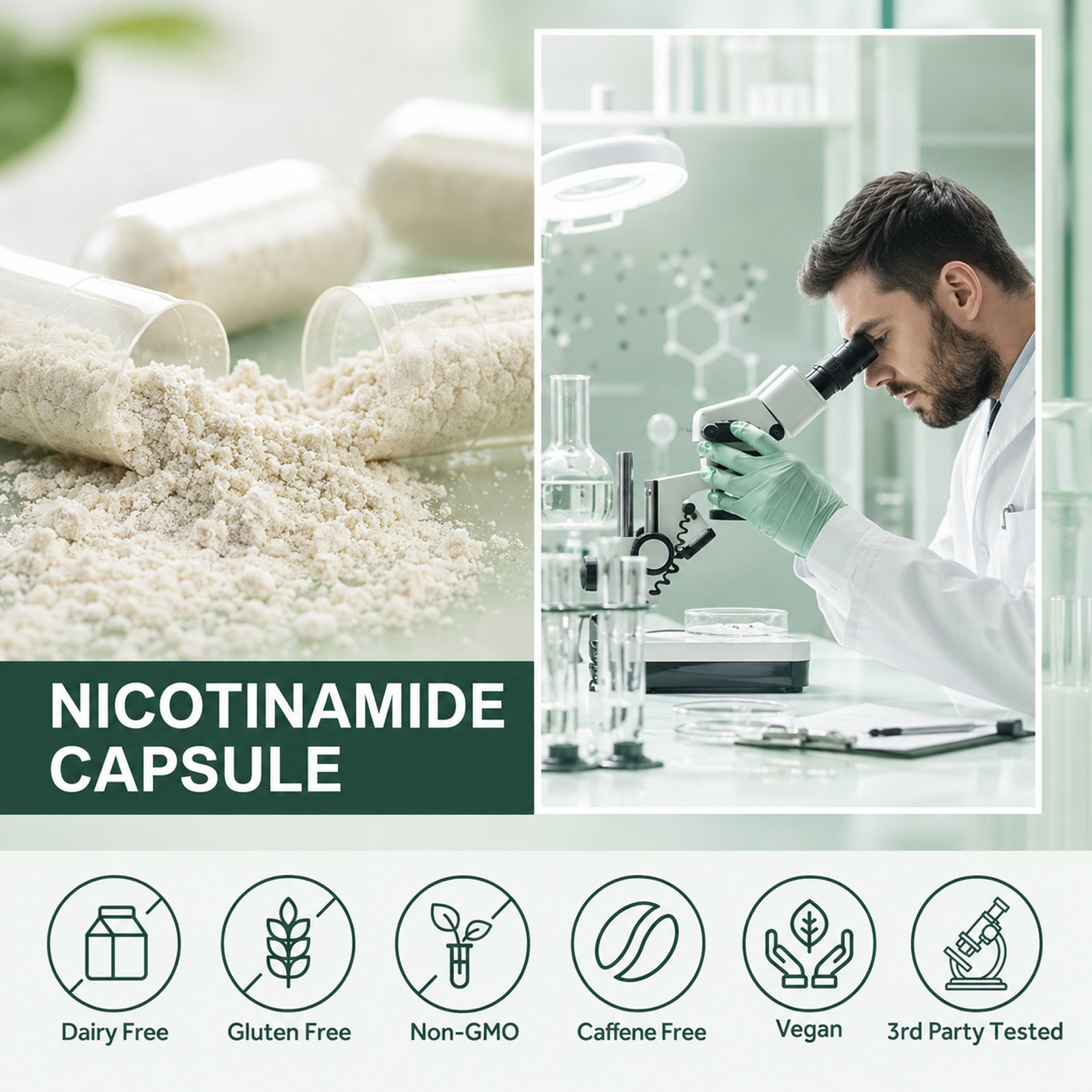 NAD+ Supplement for Anti-Aging Energy Focus & Nicotinamide Riboside Resveratrol