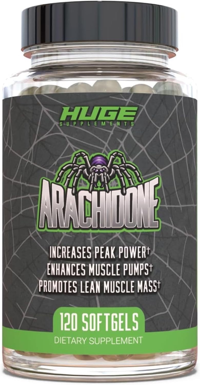 Huge Supplements Arachidone Arachidonic Acid 120 Softgels Muscle Growth