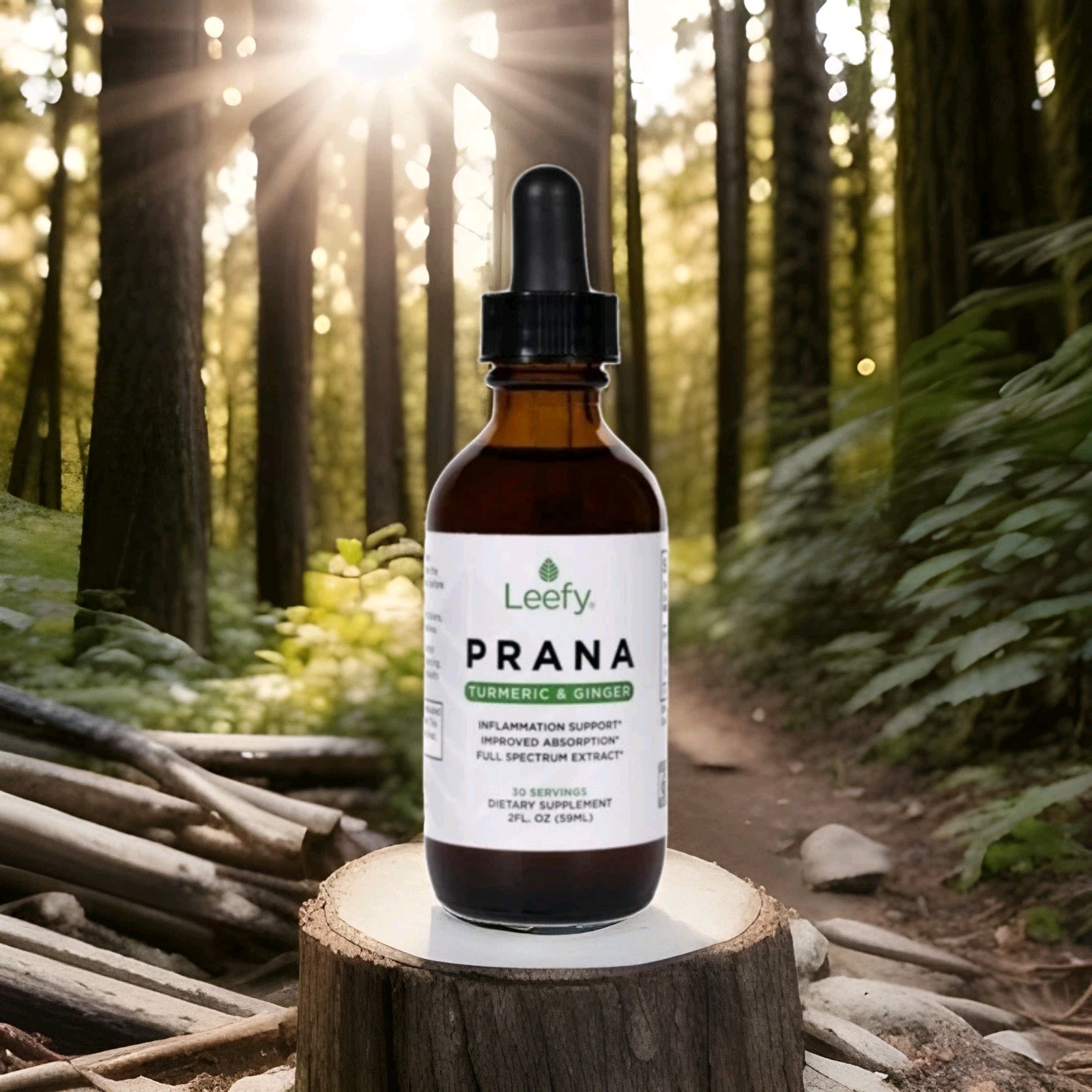 Leefy Organics PRANA 2FL Oz 59ml SEALED NEW 5 Year Shelf Life