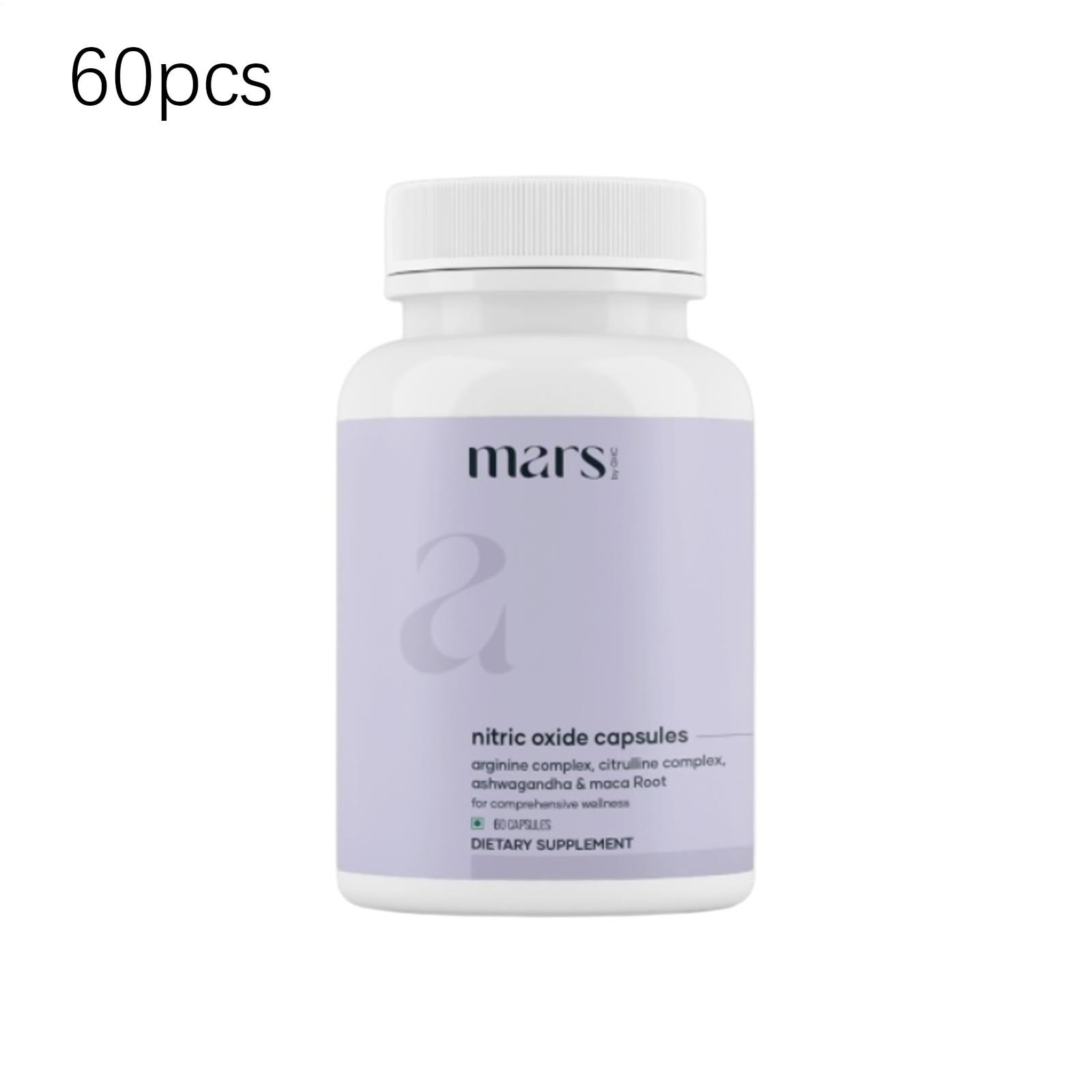Mars Nitric Oxide Capsule Supplement Pills Pack Of 2 – Supports Energy,