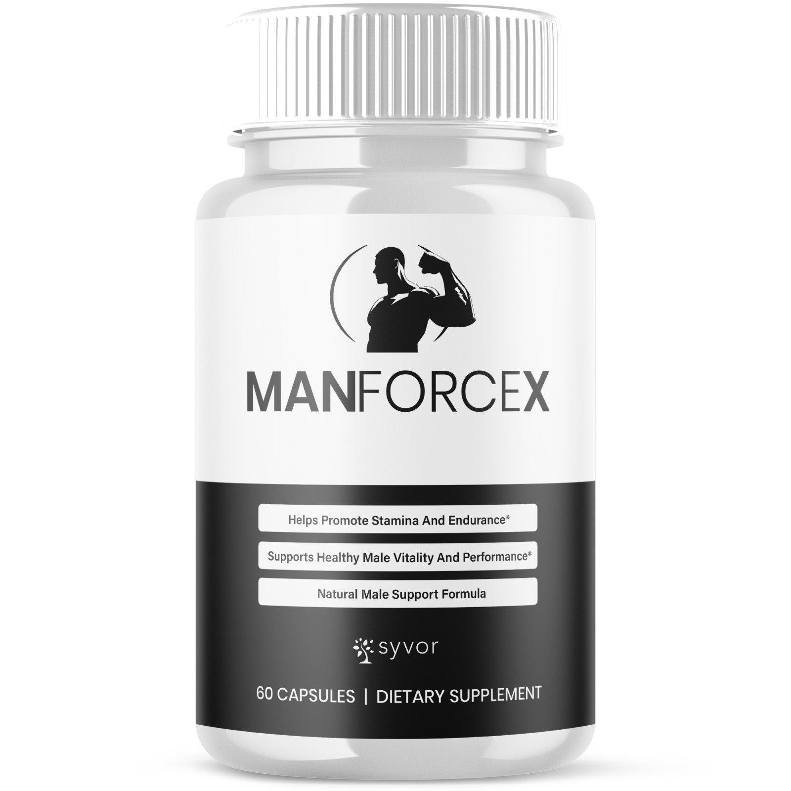 (1 Pack) Manforcex Advanced Male Pills Man Force X Vitamin Supplement 60 Caps