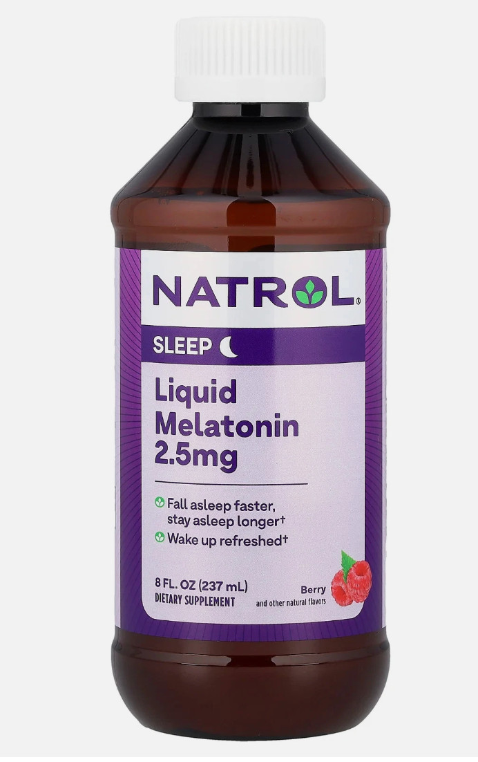 Liquid Melatonin, Berry, 2.5 mg, 8 fl oz (237 ml)