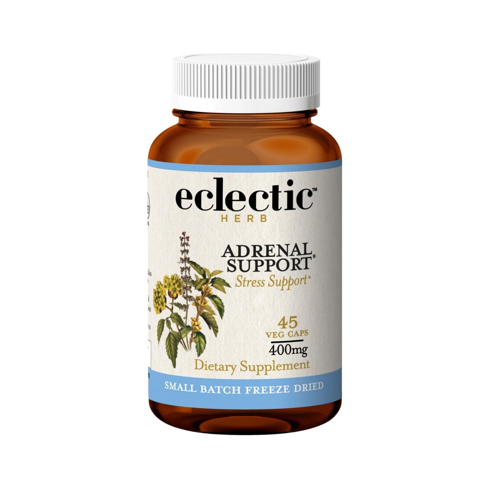 ECLECTIC INSTITUTE Eclectic Herb Adrenal Support Capsules Rhodiola Ashwagandha