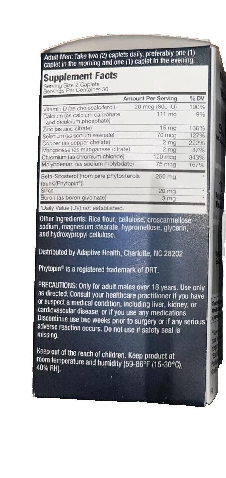 Vitality Super Beta Prostate Urinary Health 60ct, Exp 10/28 New In Box