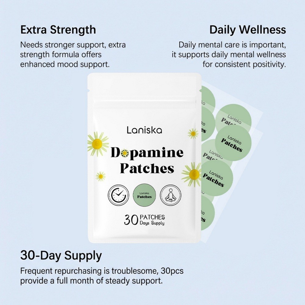 30~150x Dopamine Patches Extra Strength, Mood Boost & Positivity Support Patches