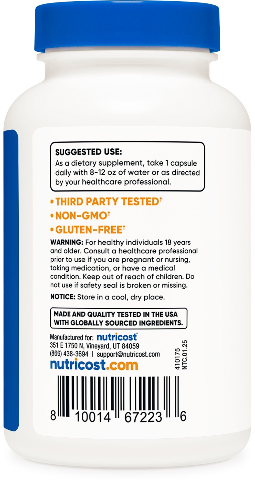 Nutricost P5P Vitamin B6 Supplement 100mg, 240 Capsules (Pyridoxal-5-Phosphate)