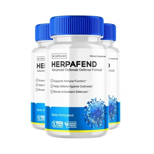3-Pack Herpafend Skin Health Capsules – Supports Healthy Clear Skin-180 Capsules