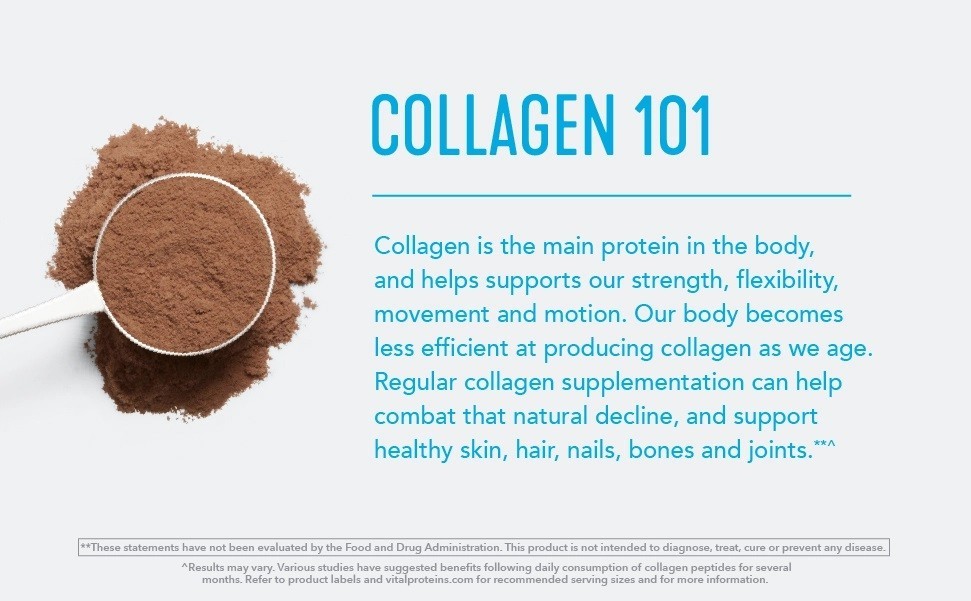 Vital Proteins Collagen Peptides, Chocolate, (32oz) 2 lbs – Free Shipping.