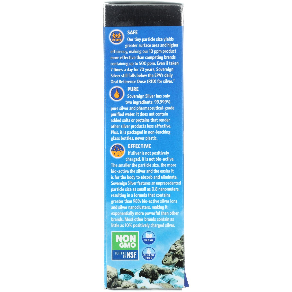 Sovereign Silver Bio-Active Hydrosol Vertical Spray 2 Fl Oz Fl. 1 Pack