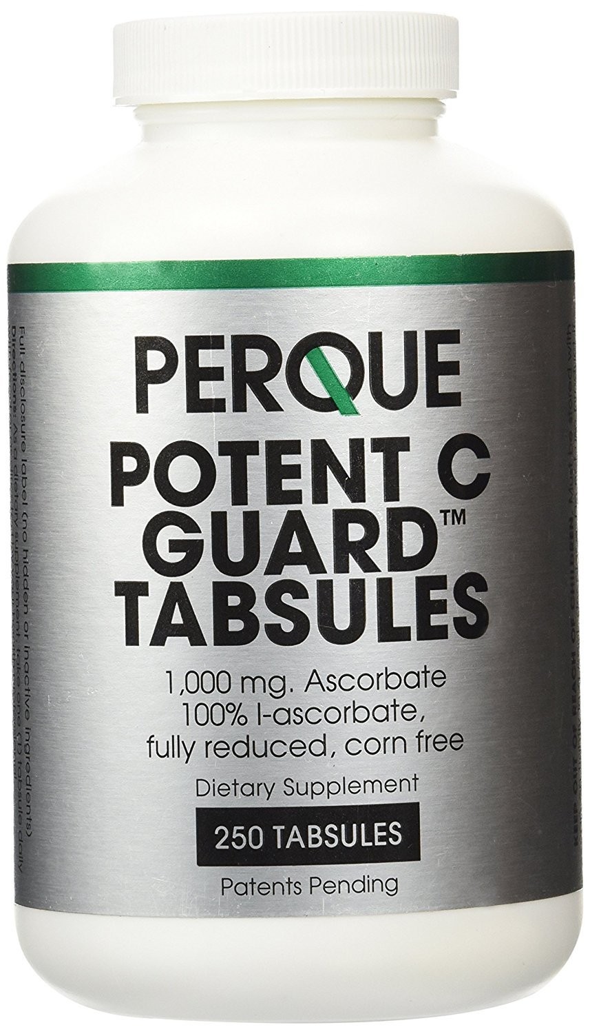 Perque- Potent 250 Count (Pack of 1), C Guard 1000 Mg 250 Tabs