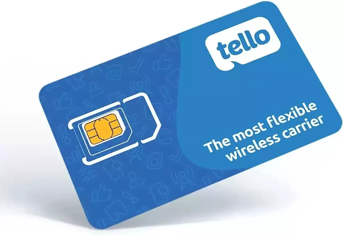 Tello Mobile – Bring Your Own Phone – 3 in 1 GSM SIM Card Kit *NEW*
