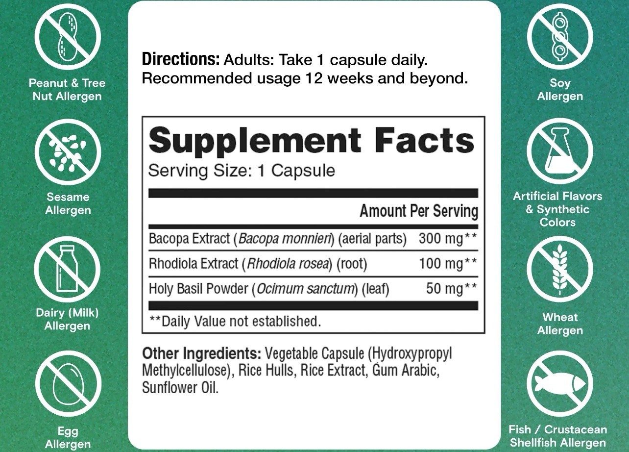 One a Day Cognitive Support Brain Supplement Capsules 30 ct EXP 02/26 NEW