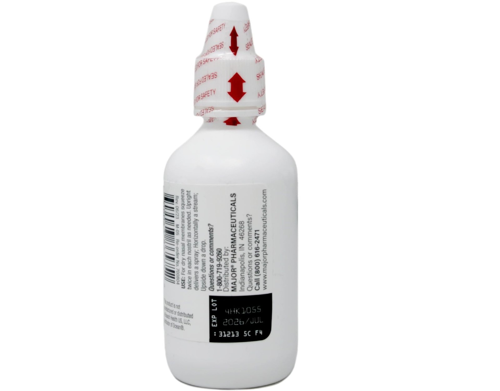 Major Deep Sea Premium Saline Nasal Moisturizing Spray 1.5 fl oz (Pack of 5)