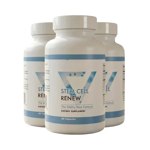 3-Pack Stem Cell Renew Capsules – StemCell Renew Dietary Supplement – 180 Caps