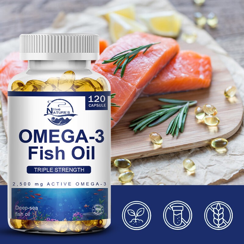 BEST TRIPLE STRENGTH OMEGA 3 FISH OIL CAPSULE 3600mg HIGHEST POTENCY 120/240/480