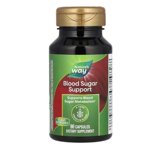 Nature’s Way, 4 PACK, Blood Sugar Manager, 90 Capsules each (360 total!)