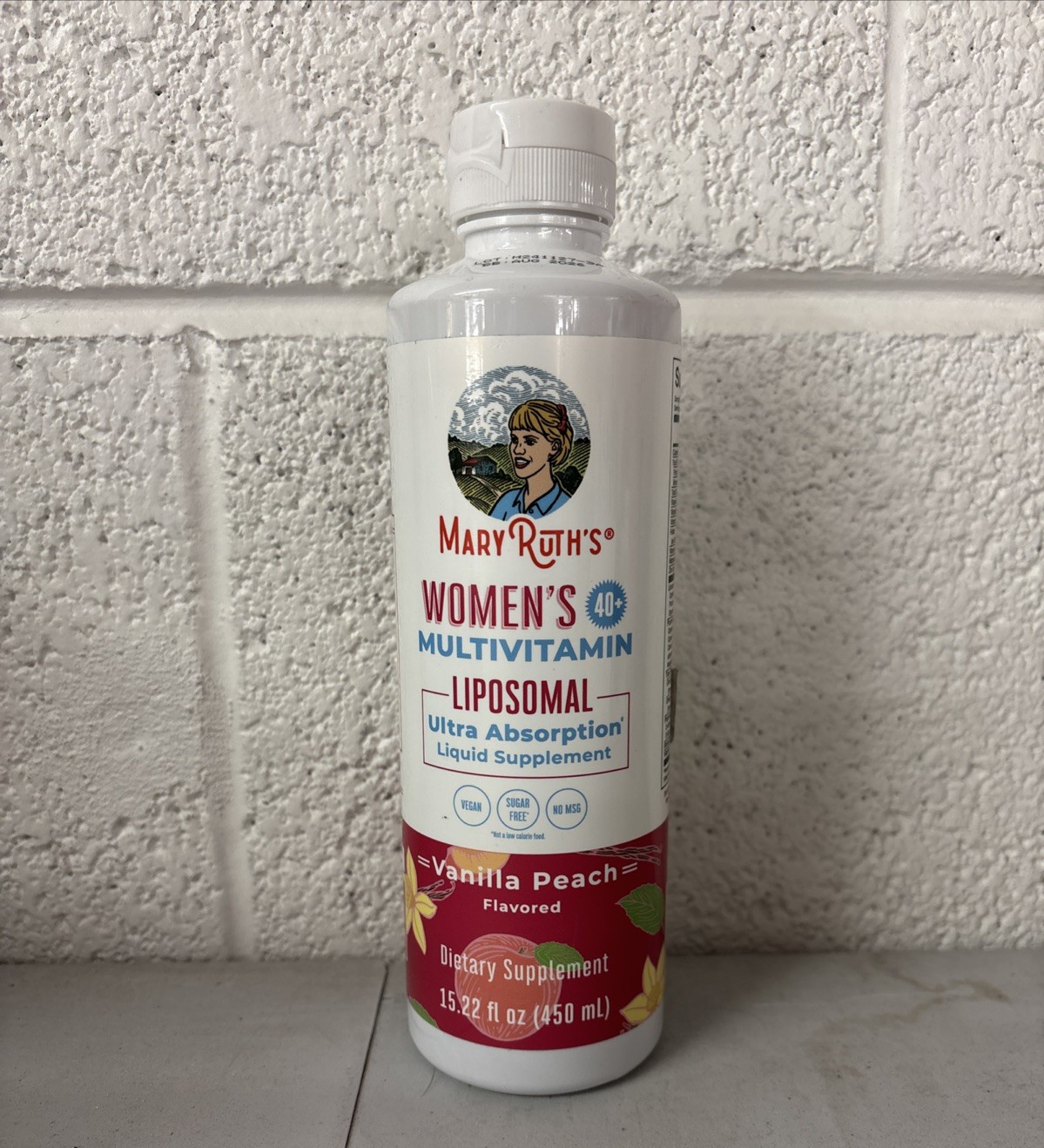 MaryRuth Organics Multivitamin Liposomal for Women Vanilla Peach Exp: 8/26