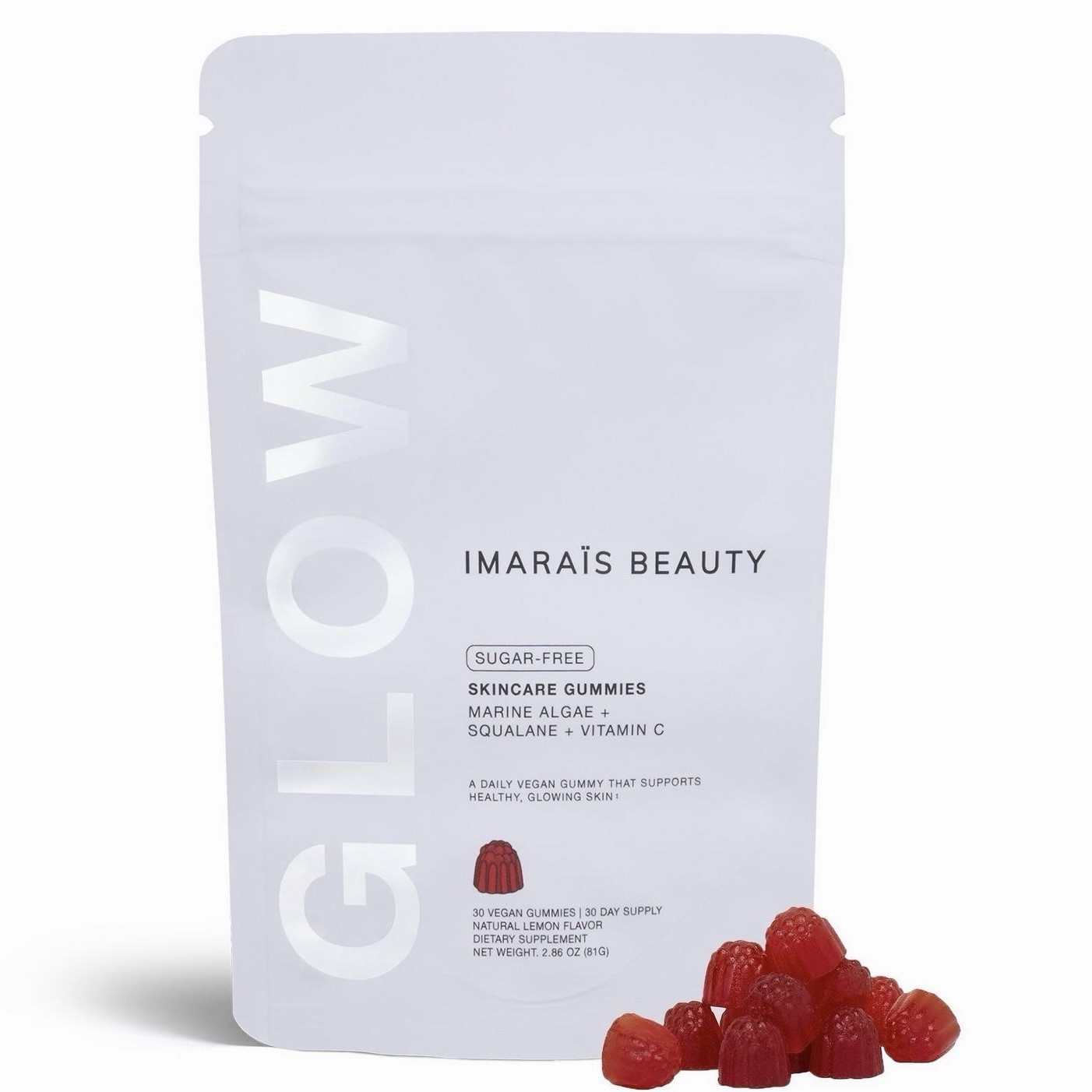 Imarais Beauty GLOW Skincare Gummies for Collagen Boosting & Hydration ~ SEALED