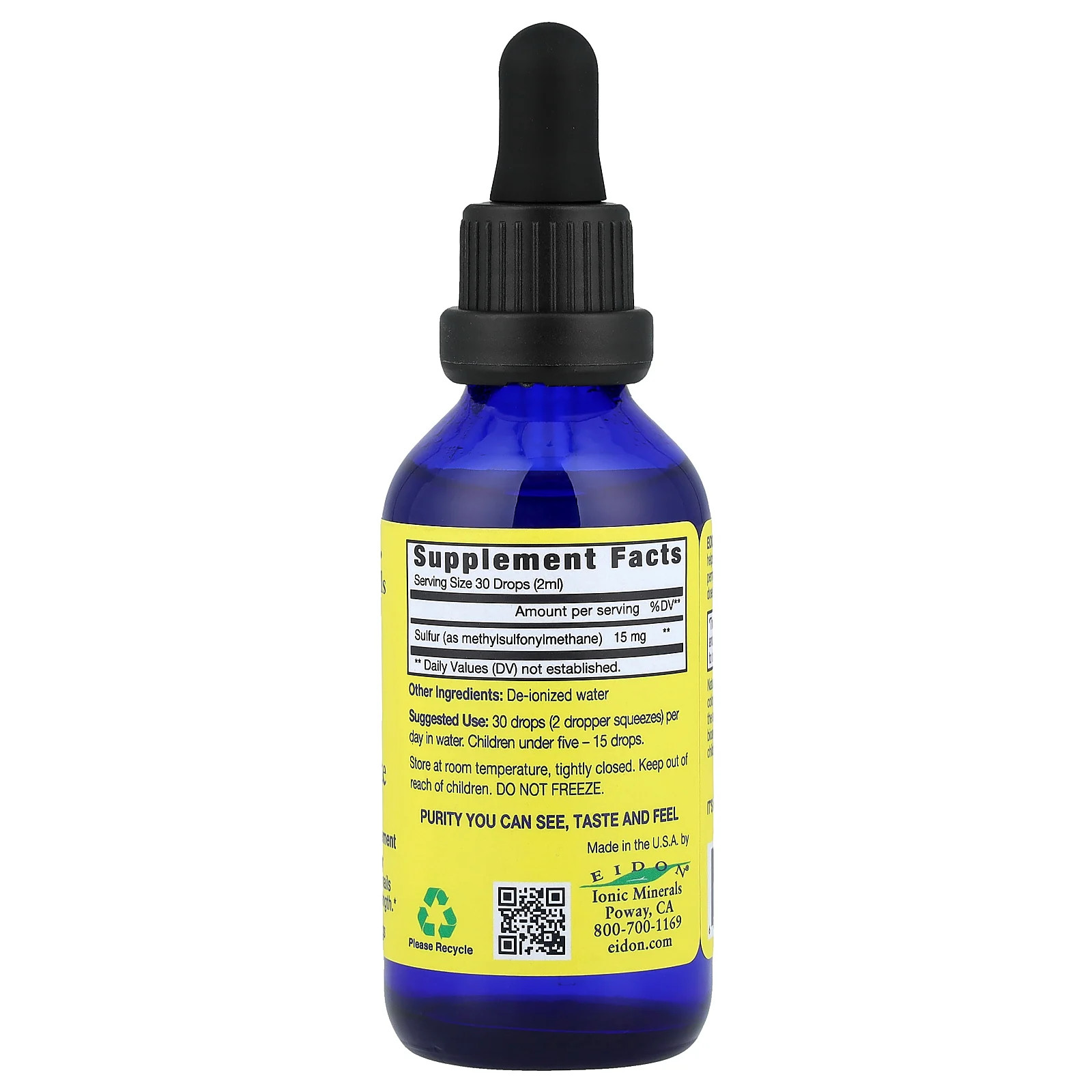 Sulfur, Liquid Concentrate, 2 oz (60 ml)