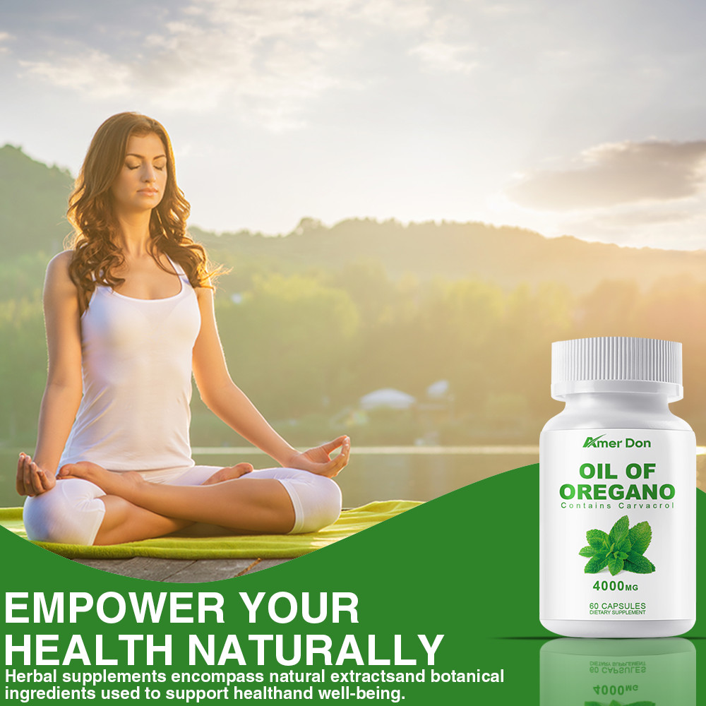 Oregano pills 4000mg immune support , fungus away Capsules Contains Carvacrol