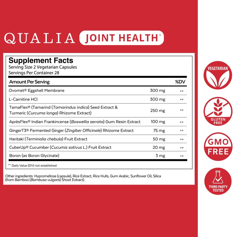 Qualia Joint Health New All-in-One Mobility Support – 56 capsules – EXP 02/2027