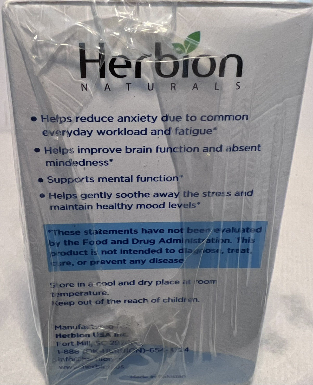 Herbion Naturals Memory Support 60capsules Each 3pk=180caps Exp03/26