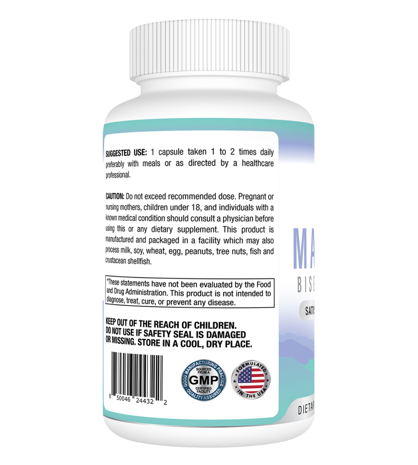 Magnesium Bisglycinate by Best Earth Naturals Buy 2 Get 1 FREE 3 Pack