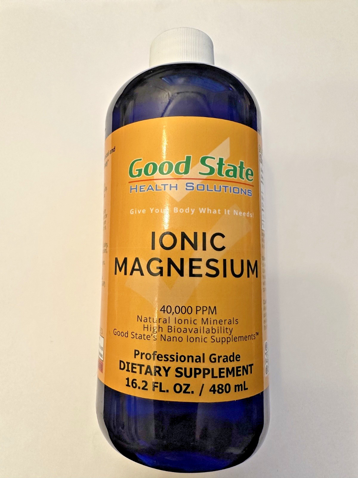 Good State Ionic Magnesium 16.2oz Natural Nano Sized Mineral Technology 11/2028