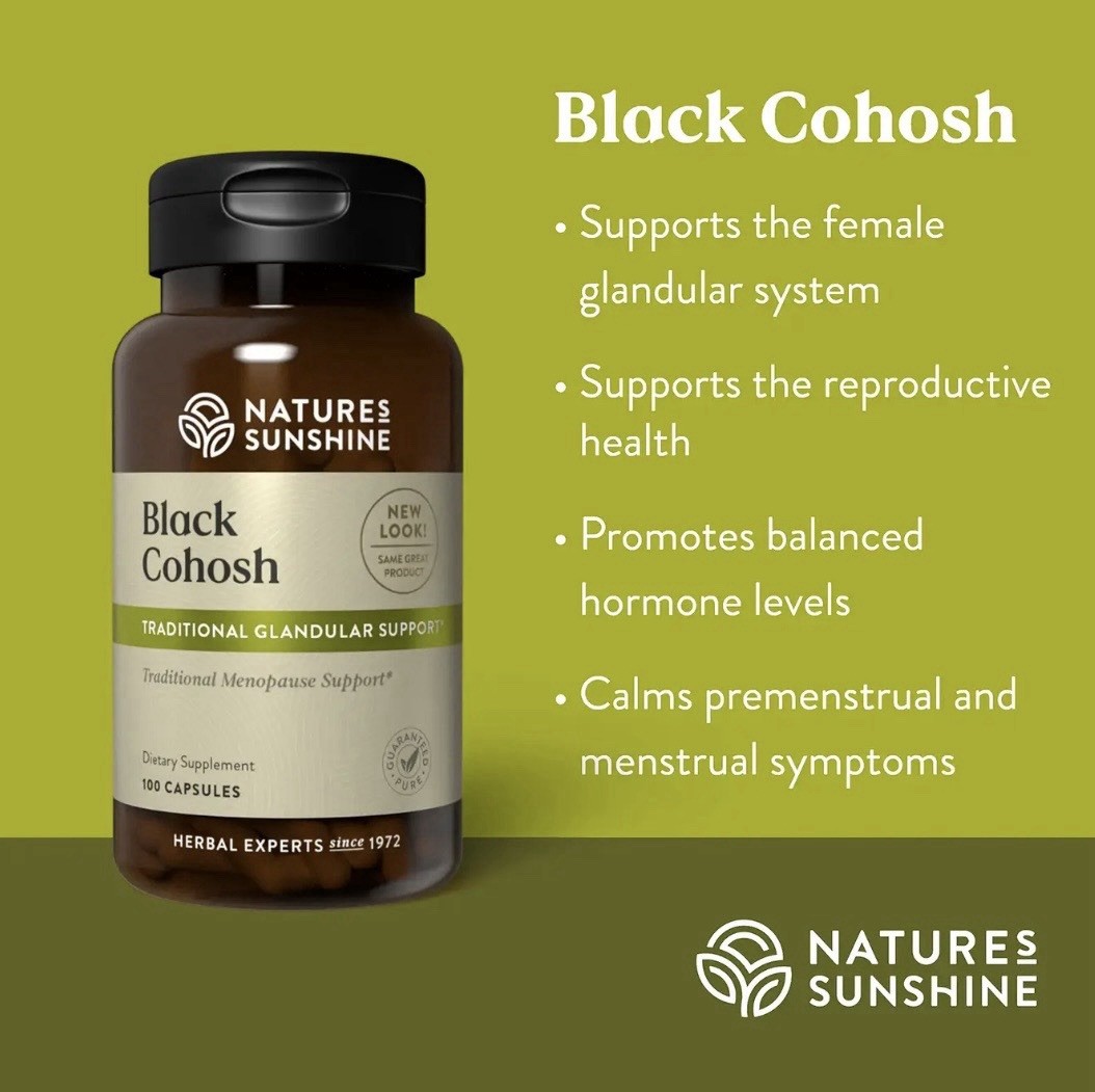 Nature’s Sunshine Black Cohosh – 100 Capsules (New/Sealed)
