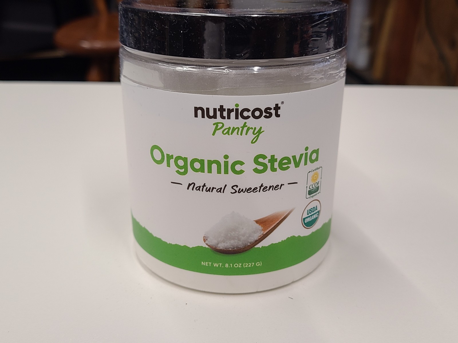 Nutricost Pantry Organic Stevia – 8.1 Oz – Brand New – Exp 01/2029