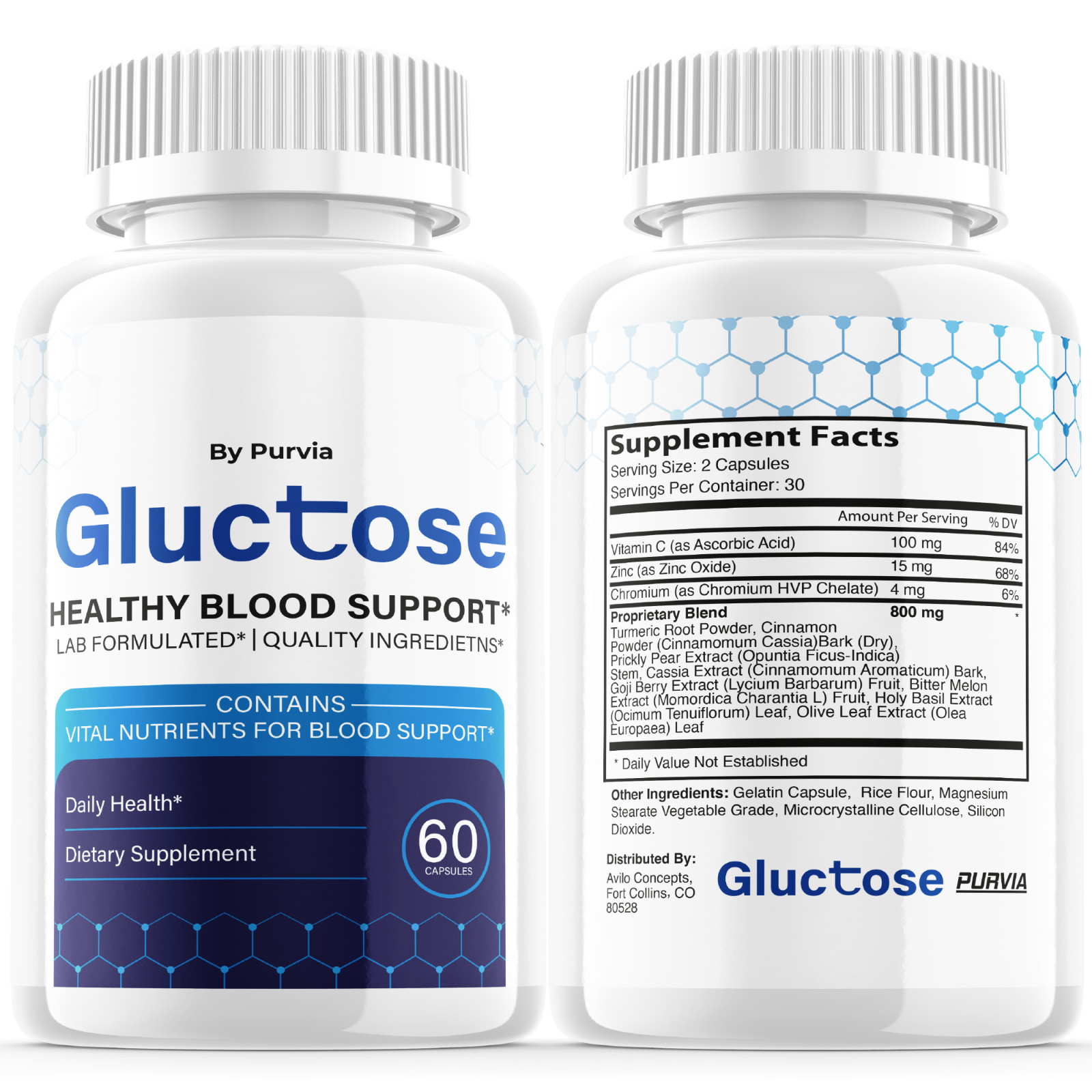(2 Pack) Gluctose Advanced Support Supplement, Tablets for Maximum Strength