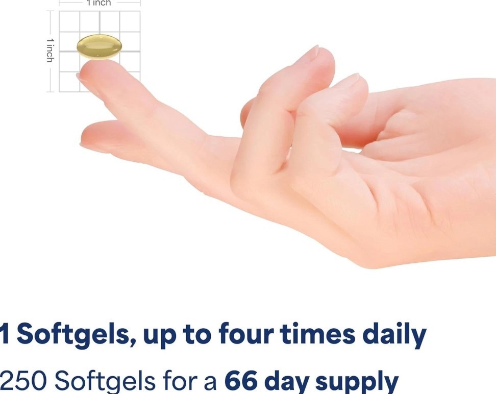 Garlic Supplement 250 Softgels Heart Circulation Support Puritan’s Pride