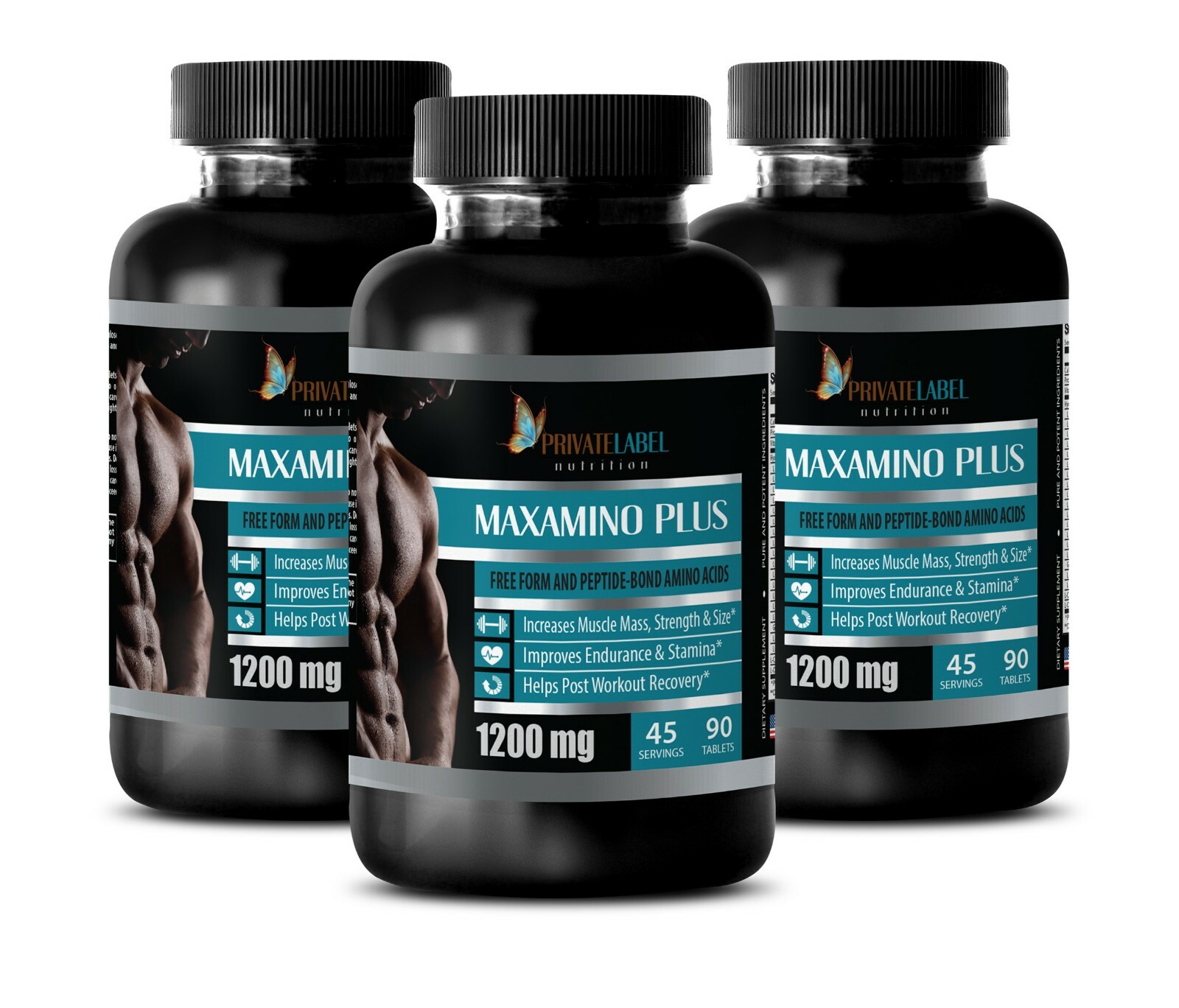 amino acids pills – MAXAMINO PLUS 1300mg – post workout pills -3 Bot 270 Tablets