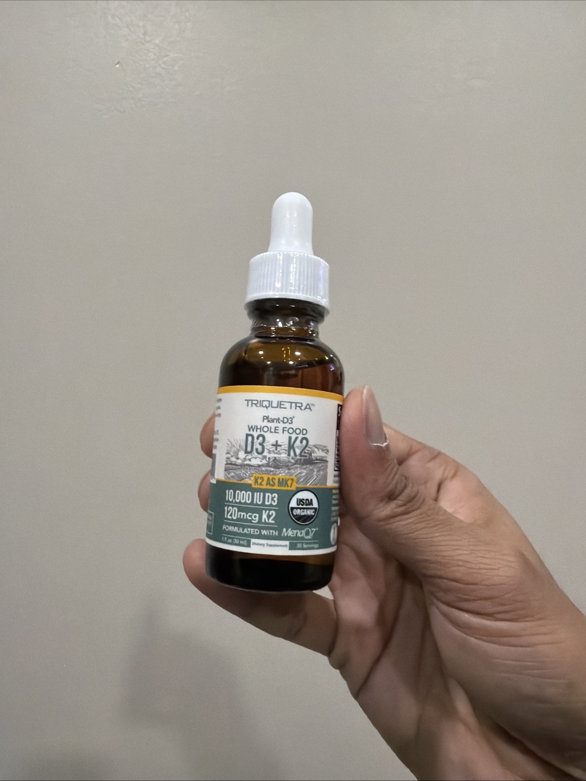 Plant-D3® Whole Food D3 + K2, 1 fl oz (30 ml)