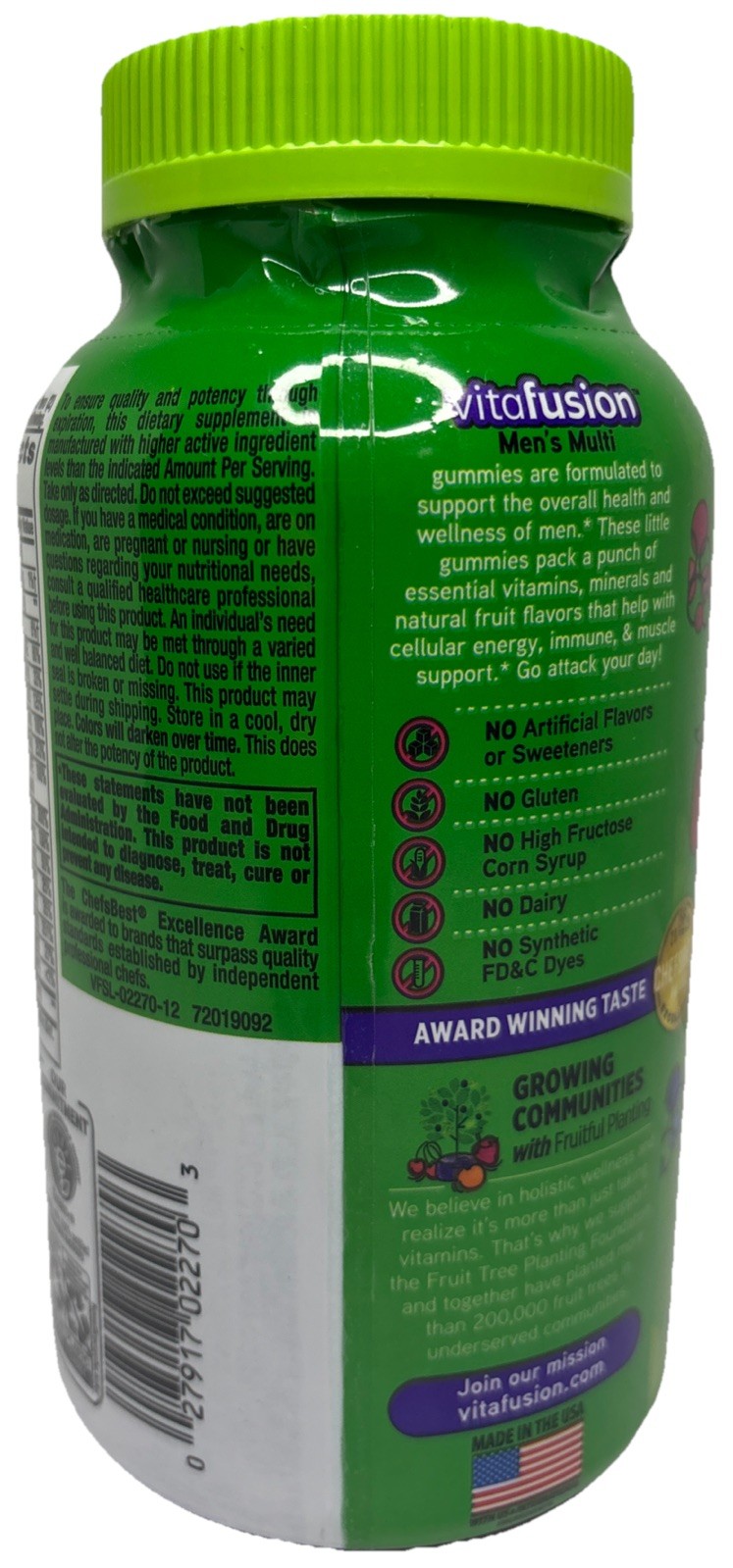 vitafusion Adult Gummy Multi-Vitamins—Men’s 150ct Bottle—SEE BELOW—SHIP IN 24 HR
