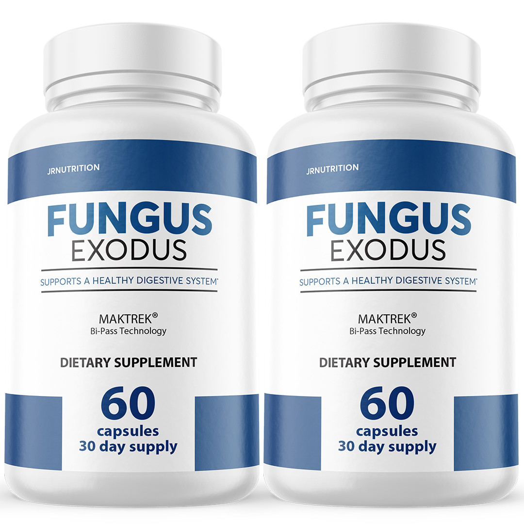 Fungus Exodus – Digestive System Dietary Supplement 60 Capsules (2 Pack)