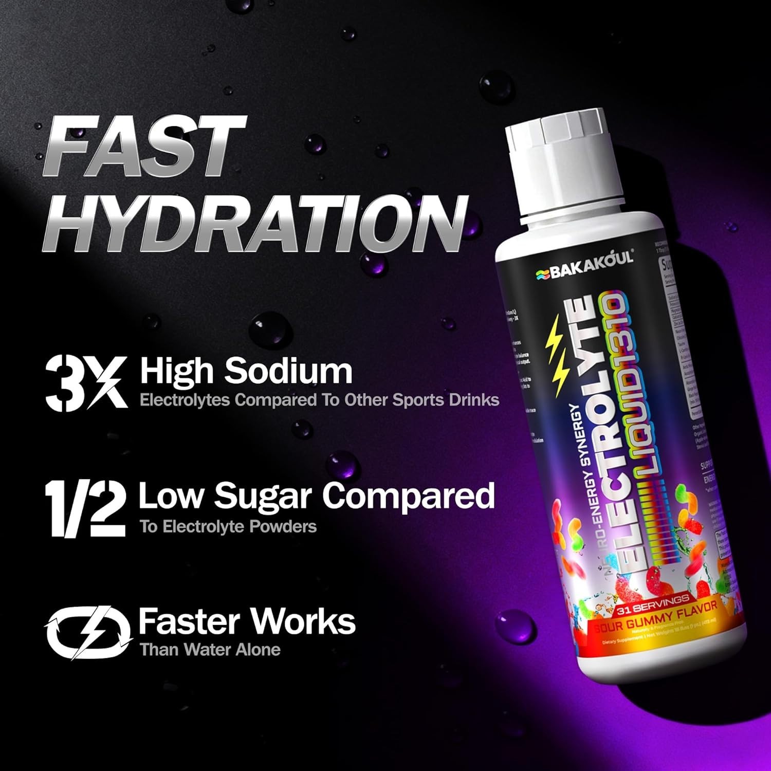 Carnitine Electrolyte Hydration Endurance Support Supplement Citicoline Taurine